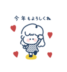 ゆるふわGIRL◎年末年始2023（個別スタンプ：6）