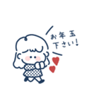 ゆるふわGIRL◎年末年始2023（個別スタンプ：12）