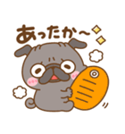 冬のパグちゃんず♡（個別スタンプ：29）