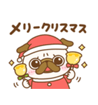 冬のパグちゃんず♡（個別スタンプ：30）