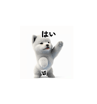 韓国語会話 サモエド犬KRJP aWg（個別スタンプ：31）
