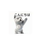 韓国語会話 サモエド犬KRJP nLz（個別スタンプ：26）