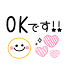 カラフル♡ボールペン毎日使えるスタンプ（個別スタンプ：1）
