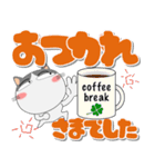 ハチワレ猫★インパクトのあるデカ文字（個別スタンプ：36）