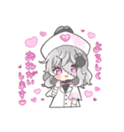 ゾンビうさぎナース（個別スタンプ：2）