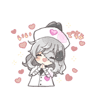 ゾンビうさぎナース（個別スタンプ：3）
