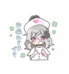 ゾンビうさぎナース（個別スタンプ：9）