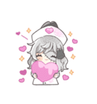 ゾンビうさぎナース（個別スタンプ：11）