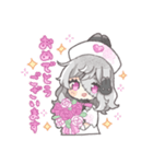 ゾンビうさぎナース（個別スタンプ：14）