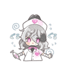 ゾンビうさぎナース（個別スタンプ：30）