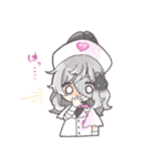 ゾンビうさぎナース（個別スタンプ：34）