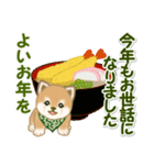 よちよち豆柴兄弟 年末年始＆招福の言葉（個別スタンプ：9）