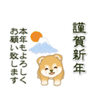 よちよち豆柴兄弟 年末年始＆招福の言葉（個別スタンプ：18）