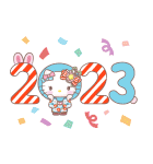 サンリオキャラクターズあけおめスタンプ（個別スタンプ：9）