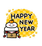 ず～っと使える♡毎年使える大人の年賀（個別スタンプ：3）