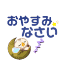 ふわふわフクロウのデカ文字☆（個別スタンプ：8）