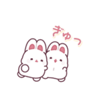 とびだす！白うさぎさんの年末年始（個別スタンプ：11）
