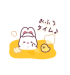 とびだす！白うさぎさんの年末年始（個別スタンプ：15）