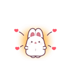 とびだす！白うさぎさんの年末年始（個別スタンプ：24）