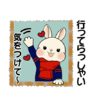 ラブリーうさぎさん  ♡ 冬・年末年始（個別スタンプ：11）