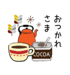 普通に大人女子（冬・年末年始編）（個別スタンプ：10）