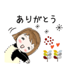 普通に大人女子（冬・年末年始編）（個別スタンプ：14）
