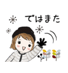 普通に大人女子（冬・年末年始編）（個別スタンプ：32）