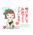 普通に大人女子（冬・年末年始編）（個別スタンプ：37）