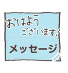 【文字の温度】メモ帳／ふせん（個別スタンプ：3）