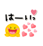 毎日使えるスマイル♡ゆるかわカラフル（個別スタンプ：5）