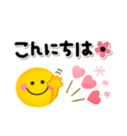 毎日使えるスマイル♡ゆるかわカラフル（個別スタンプ：11）
