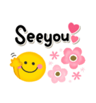 毎日使えるスマイル♡ゆるかわカラフル（個別スタンプ：28）