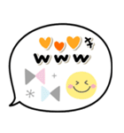 毎日使える日常敬語♡可愛い北欧風ふきだし（個別スタンプ：6）