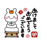 み～んな使える♡大人のうさぎ年賀スタンプ（個別スタンプ：30）