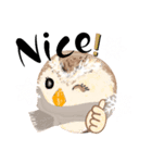 ふわふわフクロウの日常会話☆冬☆（個別スタンプ：34）