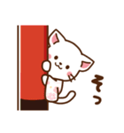 しろねこ♡お正月（年末年始)【再販】（個別スタンプ：28）