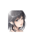 高慢な清純美少女の彼氏を誘惑する（個別スタンプ：1）
