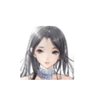 高慢な清純美少女の彼氏を誘惑する（個別スタンプ：2）