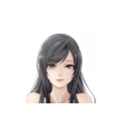 高慢な清純美少女の彼氏を誘惑する（個別スタンプ：3）