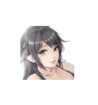 高慢な清純美少女の彼氏を誘惑する（個別スタンプ：4）