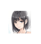 高慢な清純美少女の彼氏を誘惑する（個別スタンプ：5）