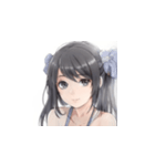 高慢な清純美少女の彼氏を誘惑する（個別スタンプ：9）