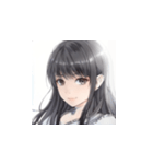 高慢な清純美少女の彼氏を誘惑する（個別スタンプ：10）