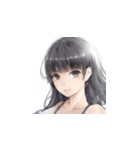 高慢な清純美少女の彼氏を誘惑する（個別スタンプ：14）