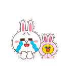 動くLINE FRIENDSあけおめスタンプ（個別スタンプ：14）