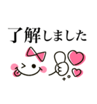 大人女子♡可愛いハートmix（個別スタンプ：5）