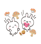 冬*年末年始♡白うさぎちゃん【丁寧/敬語】（個別スタンプ：22）