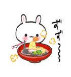 冬*年末年始♡白うさぎちゃん【丁寧/敬語】（個別スタンプ：30）