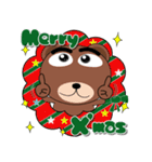 パンダとクマ クリスマスとお正月（個別スタンプ：9）