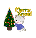 はんてんにゃんこ 年末年始＆招福の言葉（個別スタンプ：3）